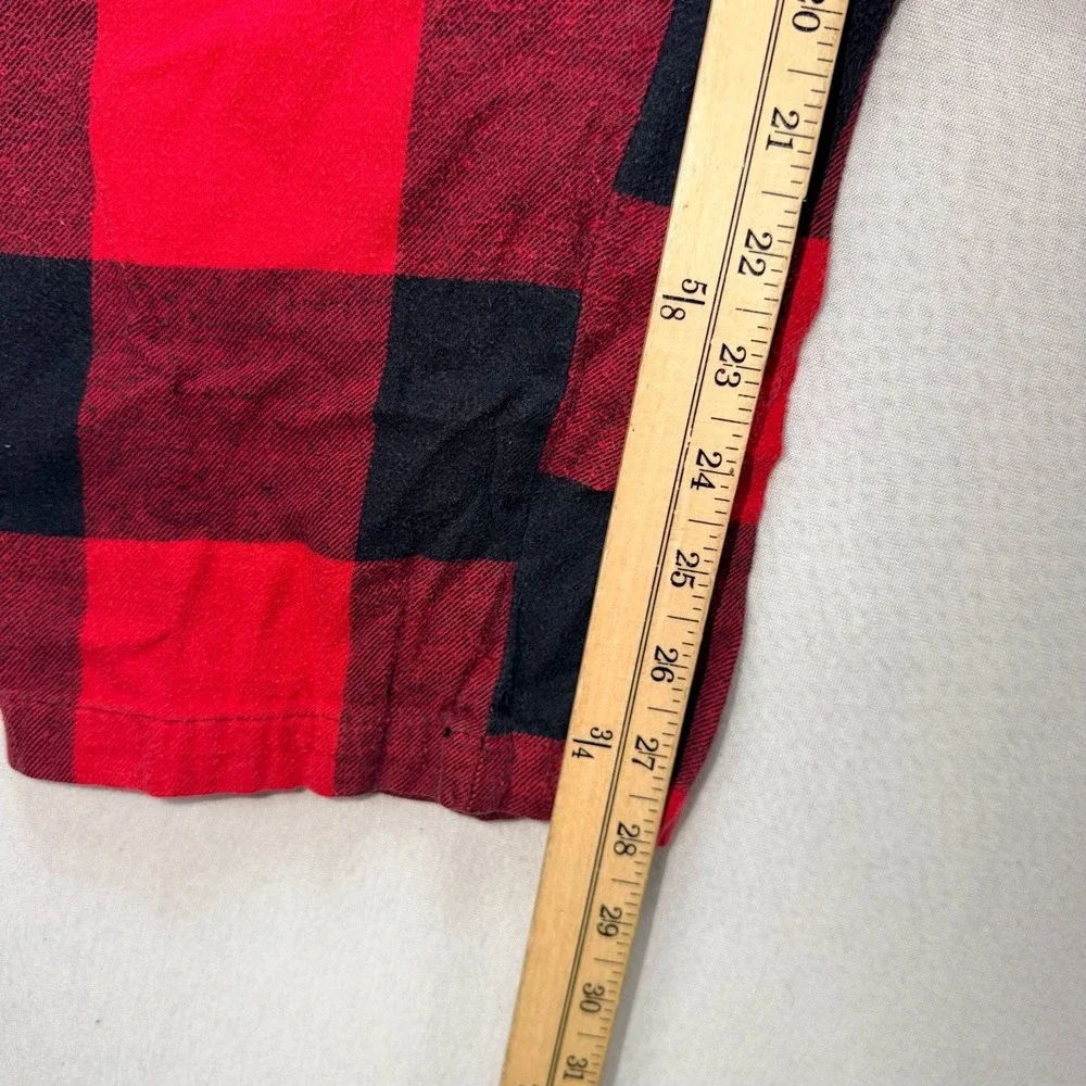 Old Navy Red and Black Buffalo Check Flannel Pajama Pants